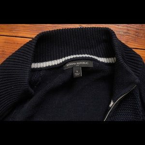 Banana Republic zippered sweater